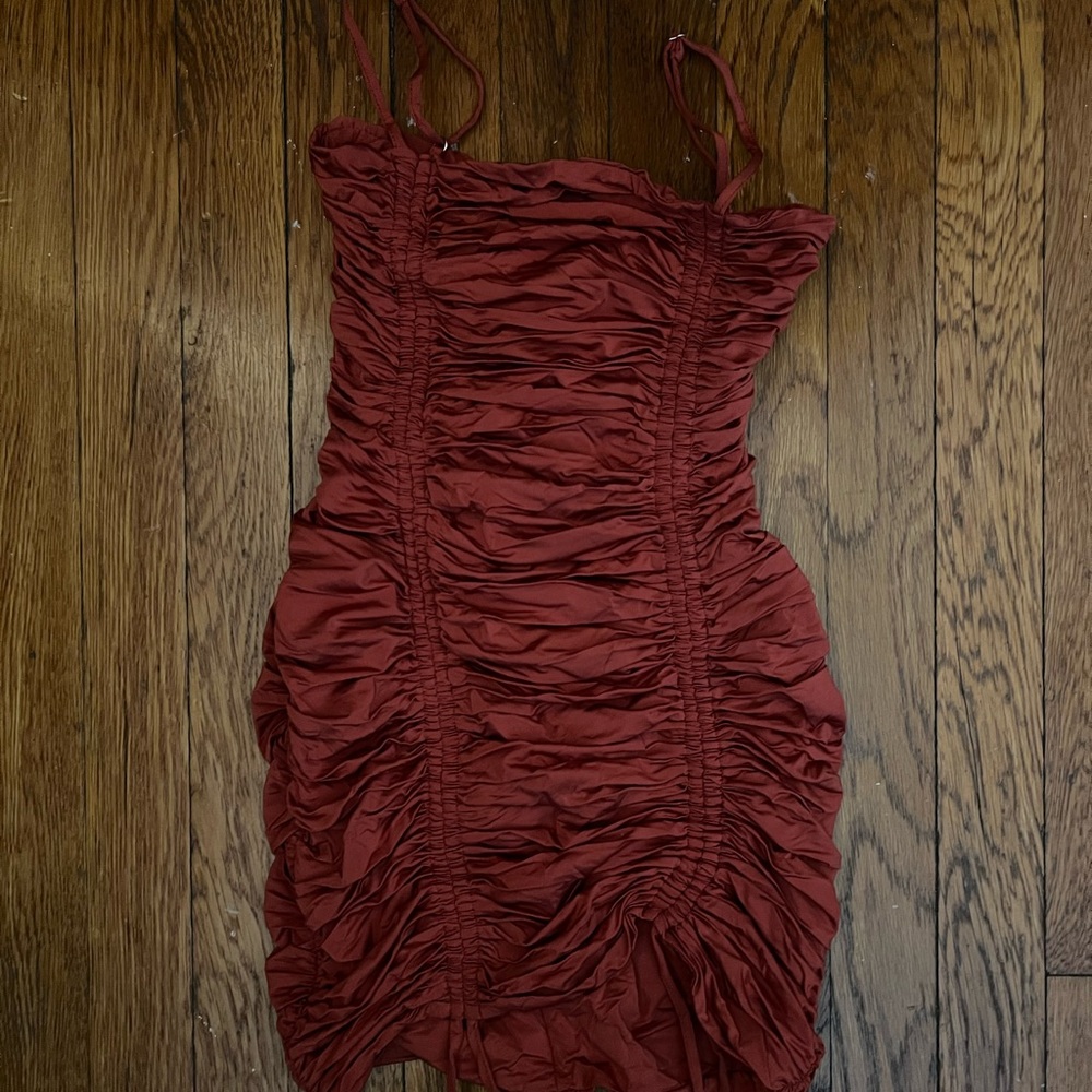 tigermist orange mini dress, xs, brand new condition